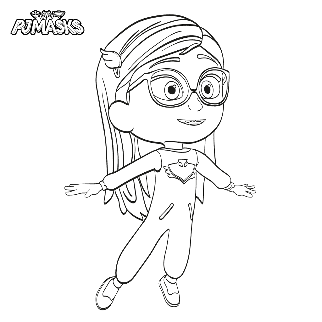 Amaya PJ Masks Coloring Pages