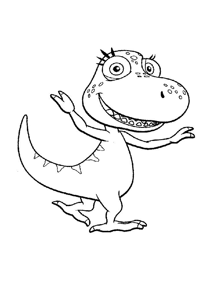 Annie - Dinosaur Train Coloring Page