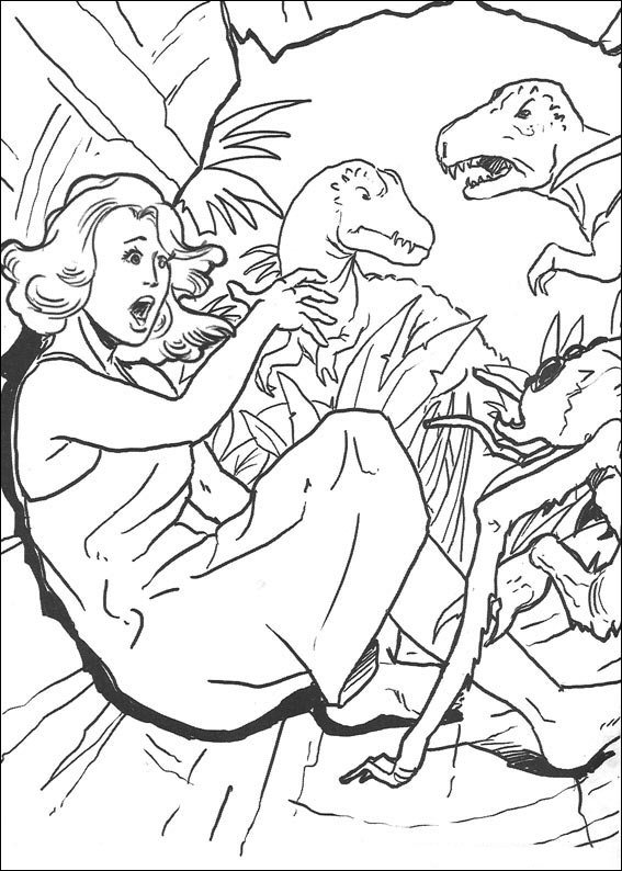 Anns In Trouble King Kong Coloring Pages