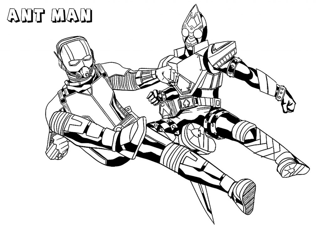 Ant Man Avengers Coloring Pages