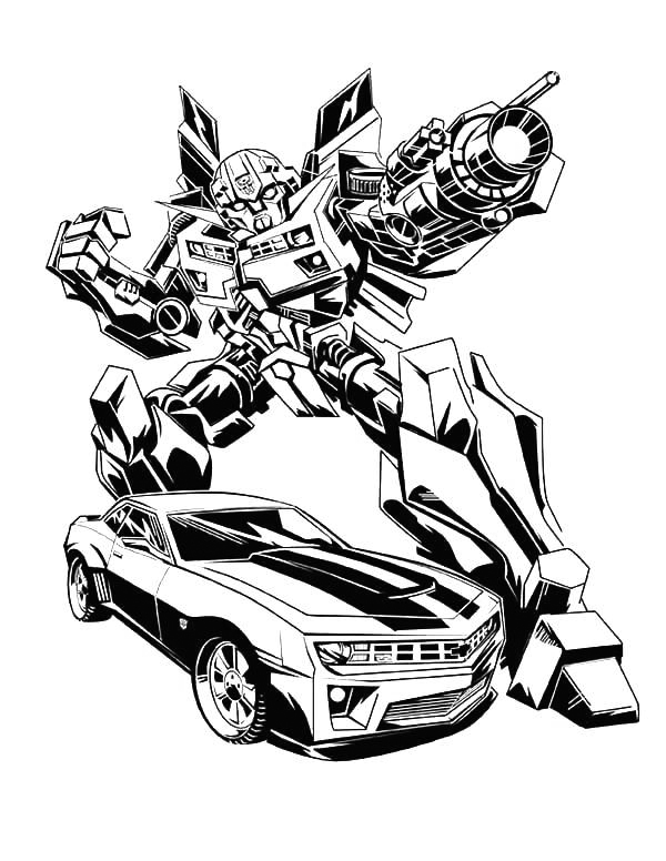 Awesome Bumblebee Coloring Page