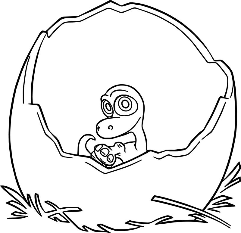 Baby Arlo Good Dinosaur Coloring Pages