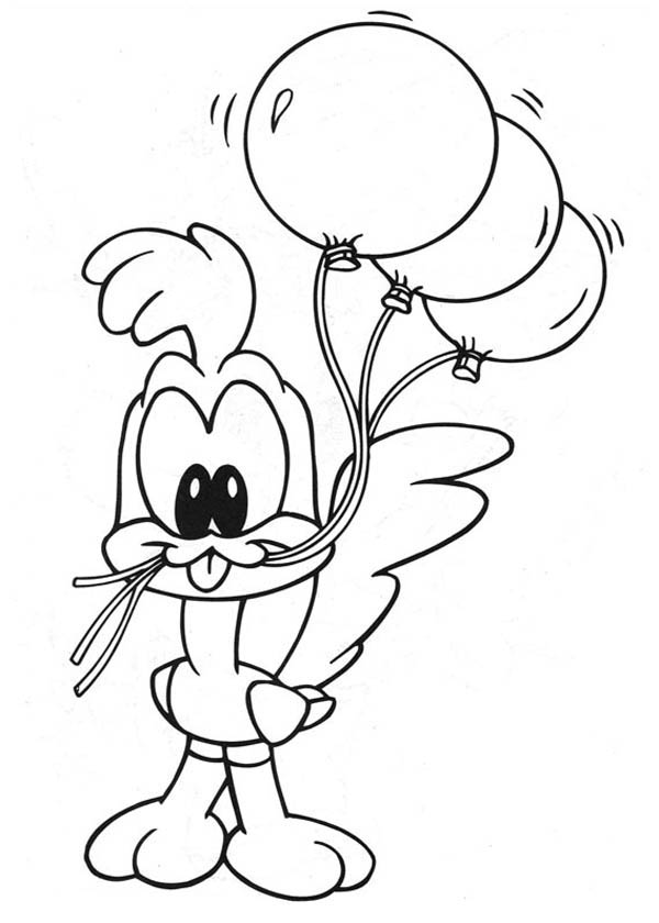 Baby Road Runner Coloring Page