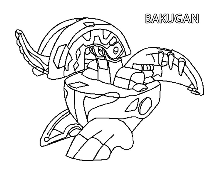 Bakugan Brawler Coloring Pages