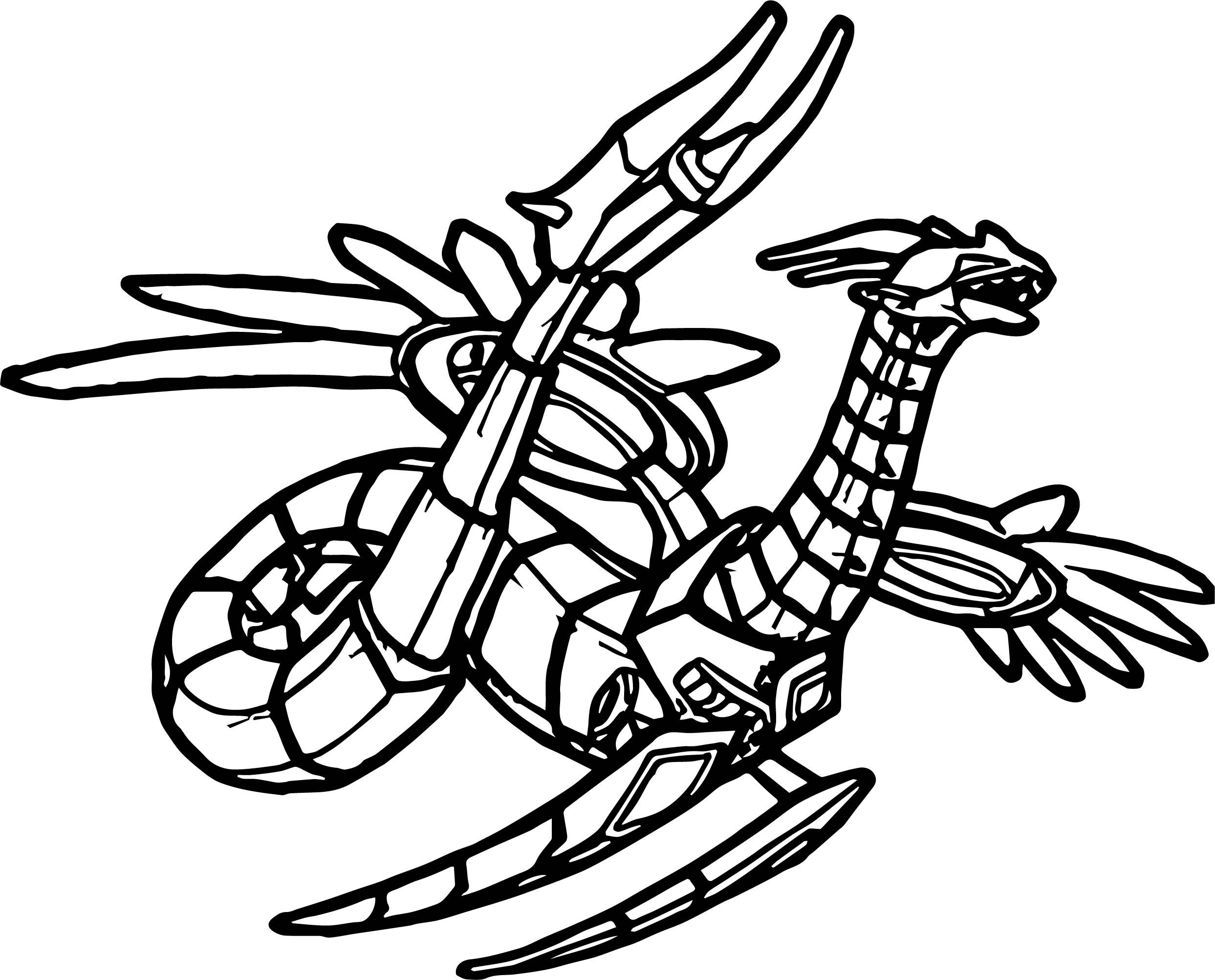 Bakugan Dragon Coloring Page