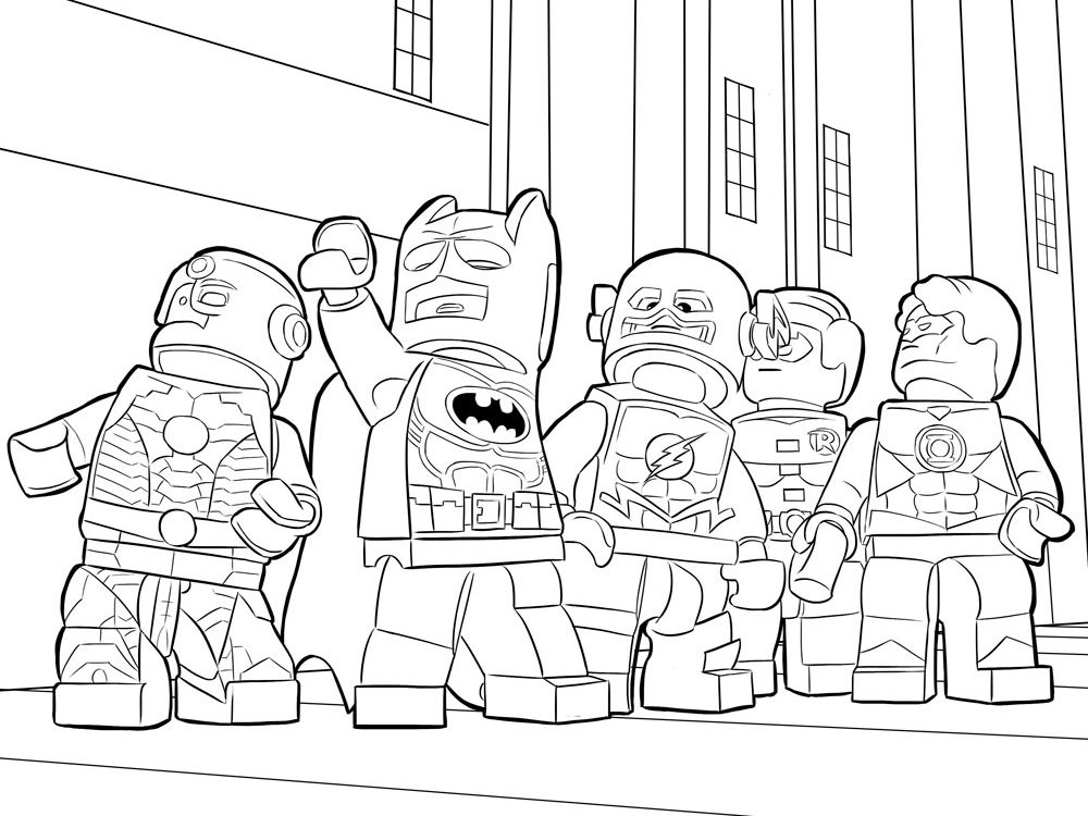 Batman - Lego Movie Coloring Pages