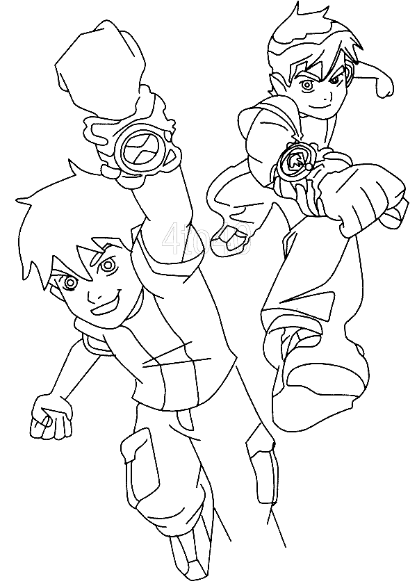 Ben 10 Coloring Pages Pictures