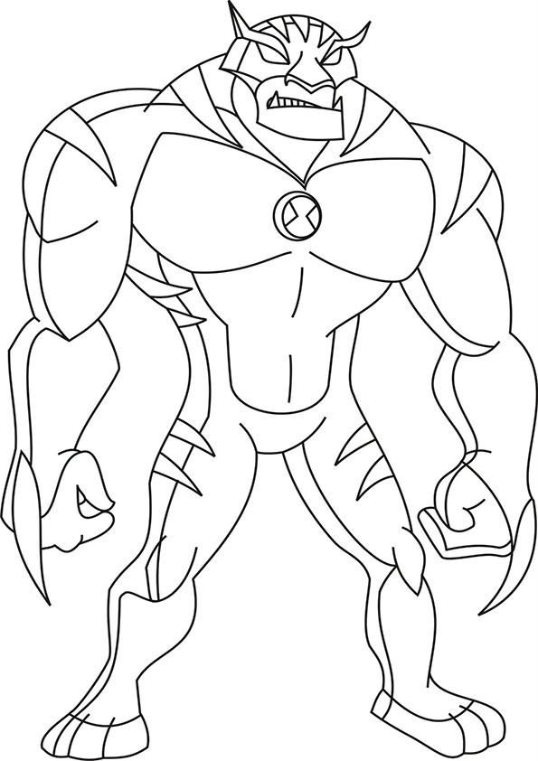 Ben 10 Coloring Pages Stinkfly