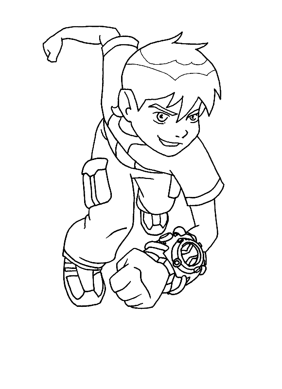 Ben 10 Coloring Pages To Print