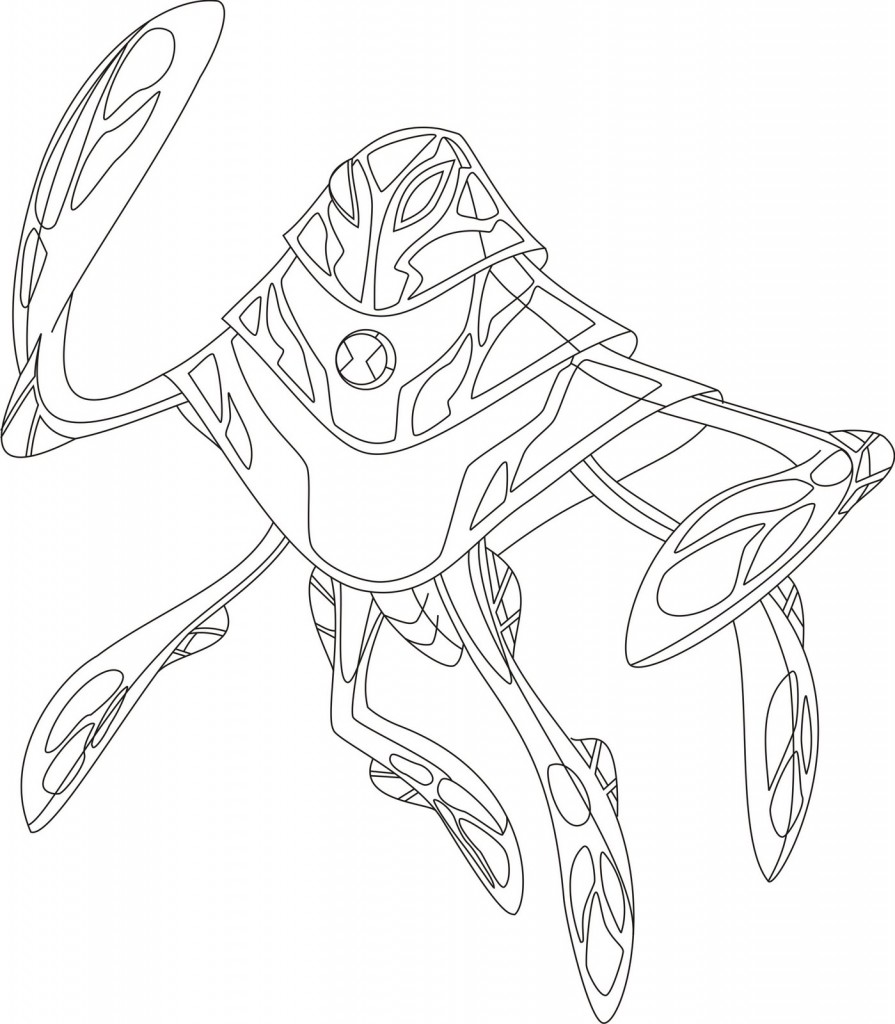 Ben 10 Ultimate Alien Coloring Pages