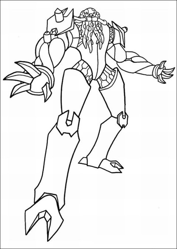 Ben 10 Ultimate Alien Printable Coloring Pages