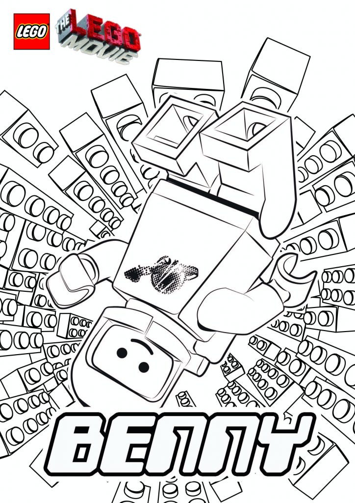 Benny - Lego Movie Coloring Pages