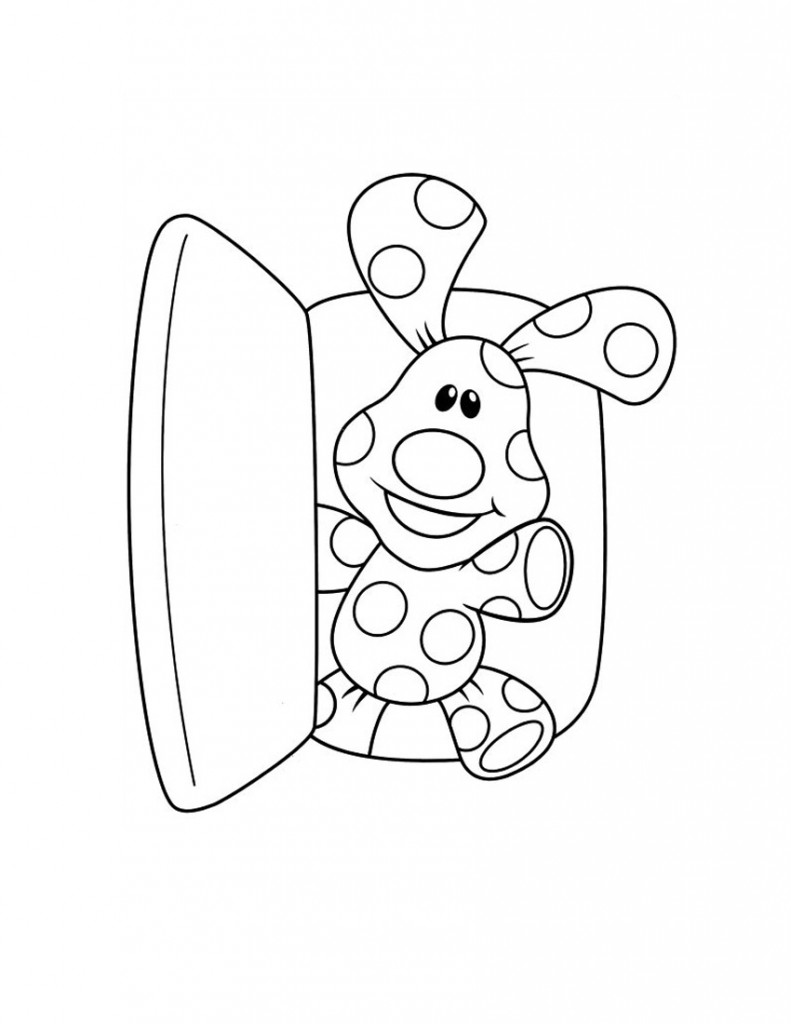 Blue Clues Coloring Pages To Print