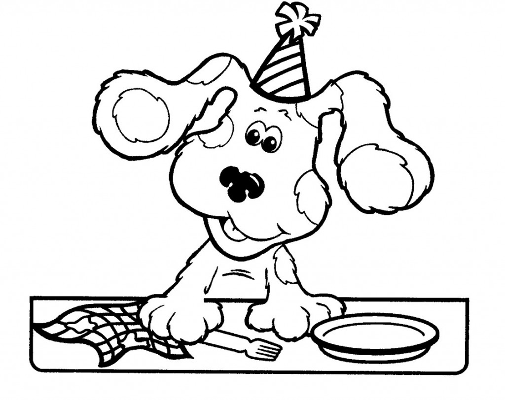 Blue s Clues Coloring Pages