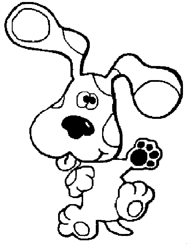 Blues Clues Coloring Pages For Kids