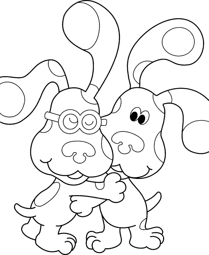 Blues Clues Coloring Pages To Print