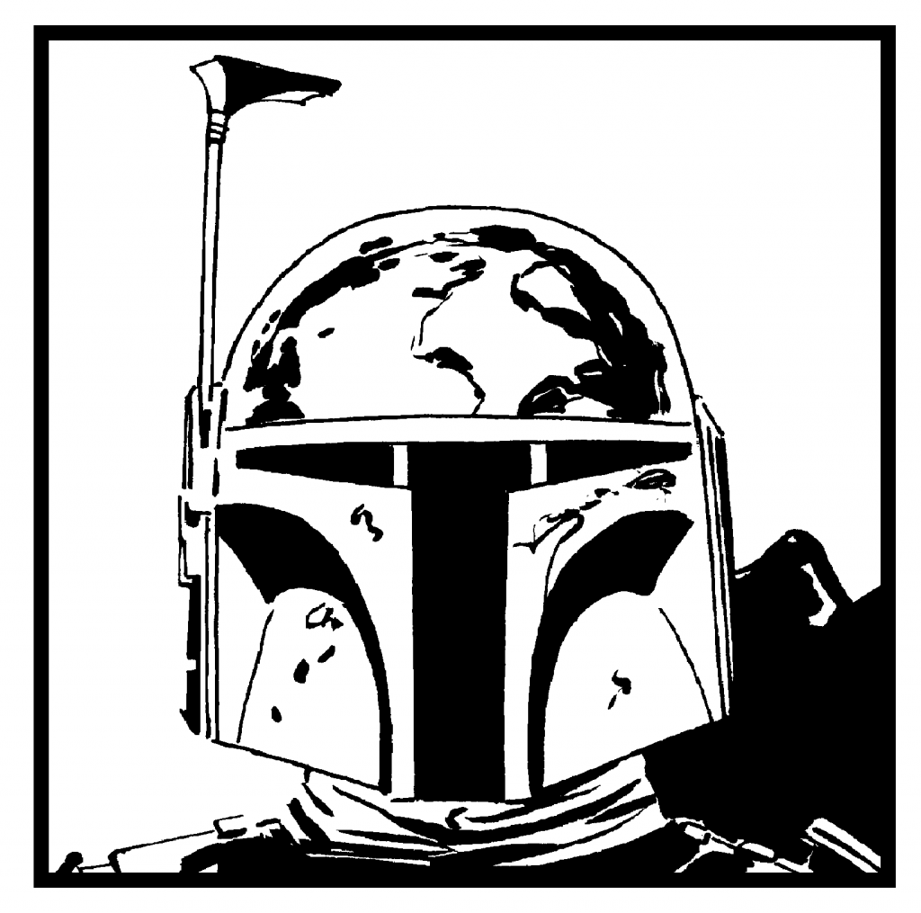 Boba Fetts Helmet Coloring Pages