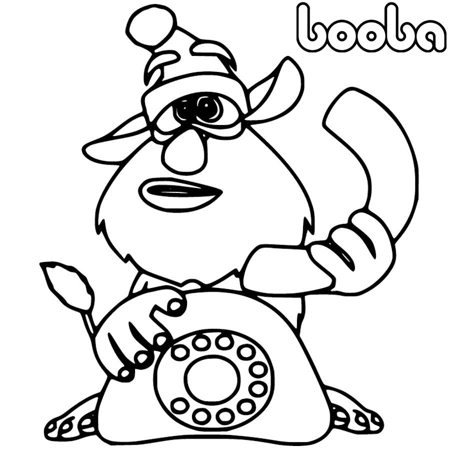 Booba Coloring Pages