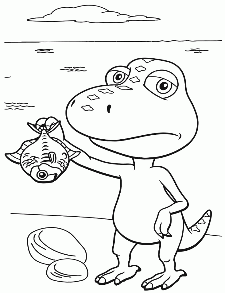 Buddy - Dinosaur Train Coloring Page