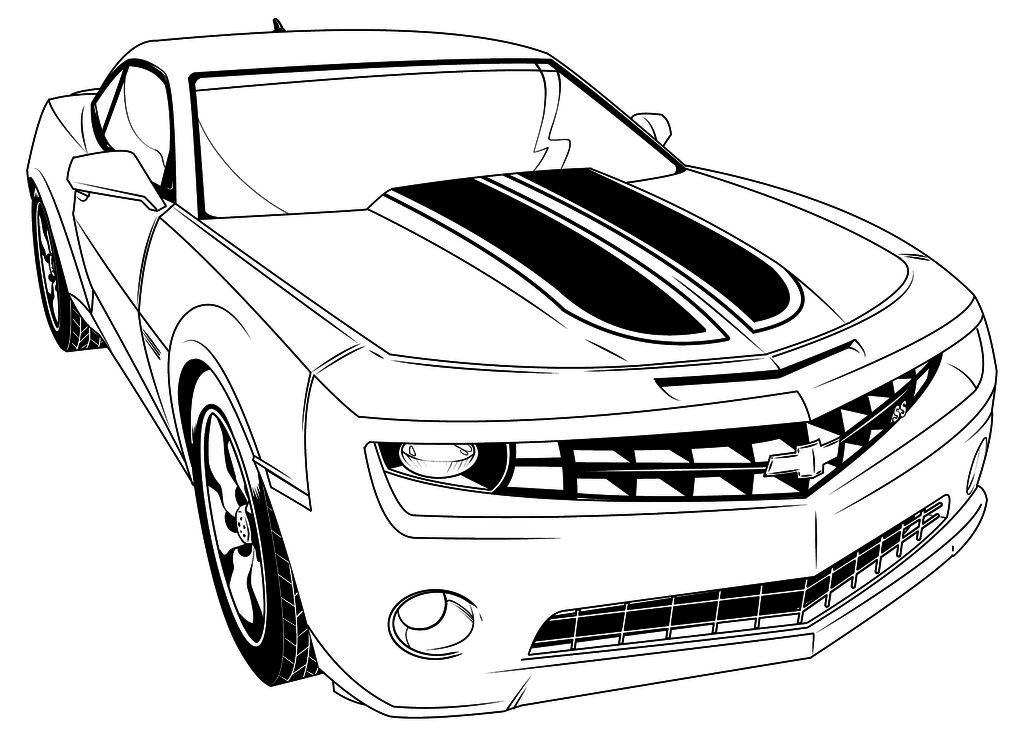 Bumblebee Car Transformers Coloring Pages