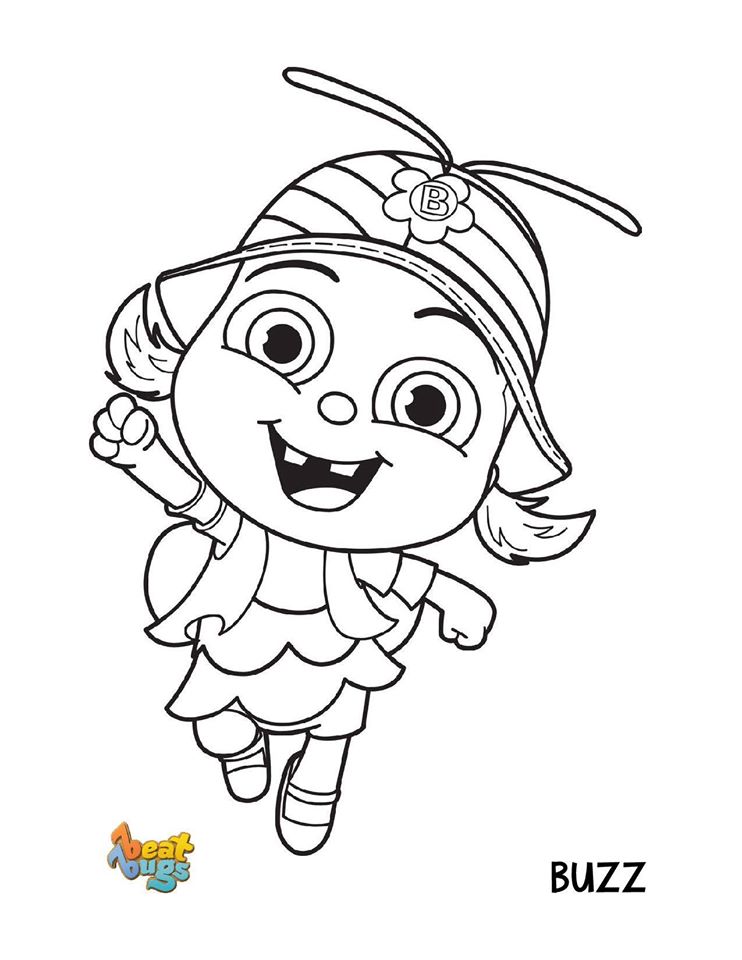 Buzz Beat Bugs Coloring Pages
