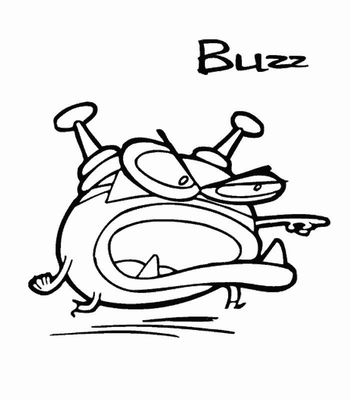 Buzz Cyberchase Coloring Pages