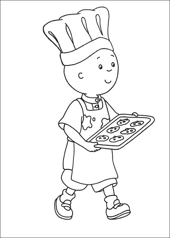 Caillou Coloring Pages Free Printables