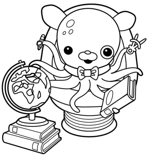 Professor Inkles - Octonauts Coloring Pages