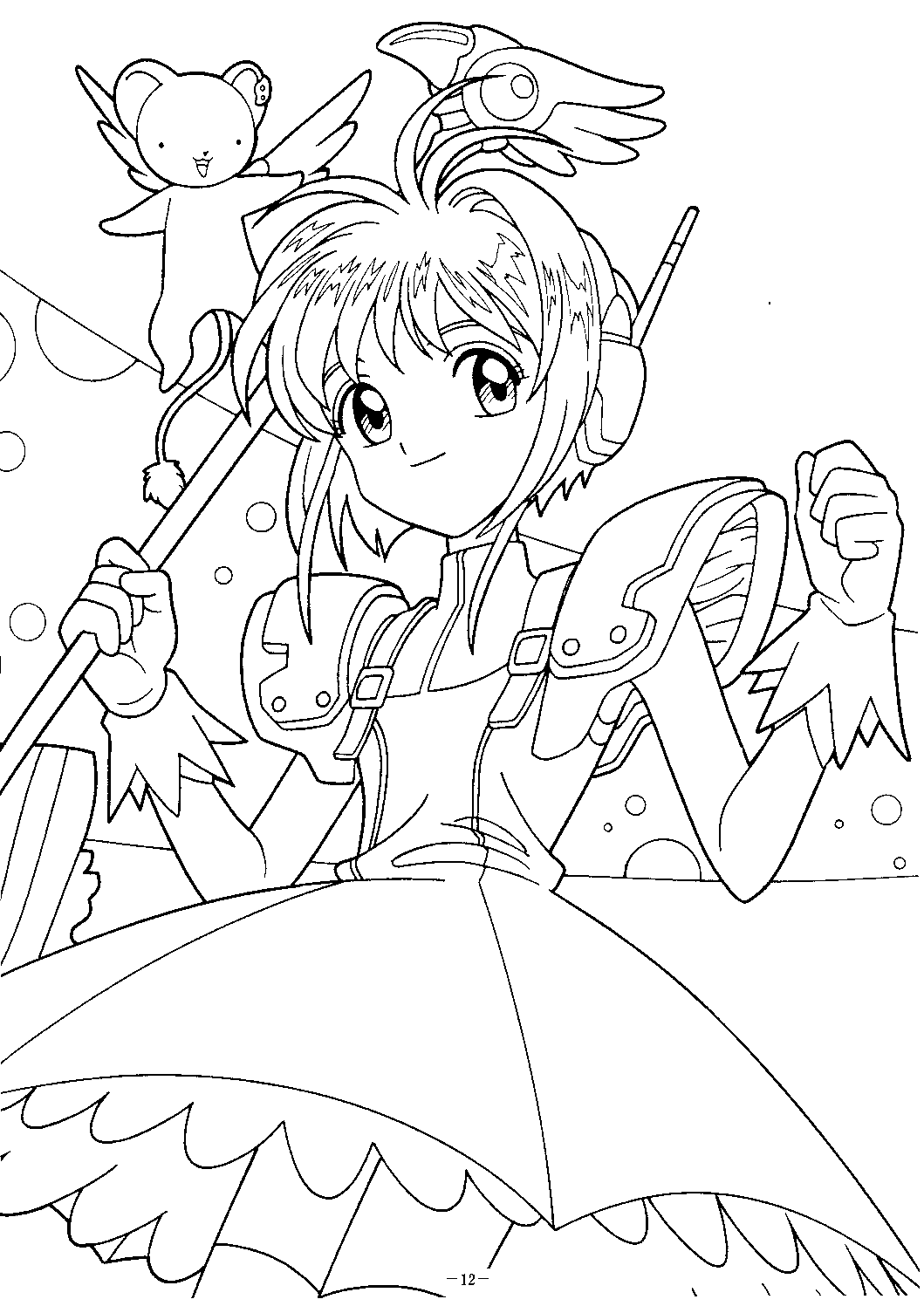 Cardcaptor Sakura Coloring Page