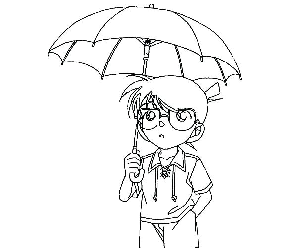 Cartoon Umbrella Coloring Pages