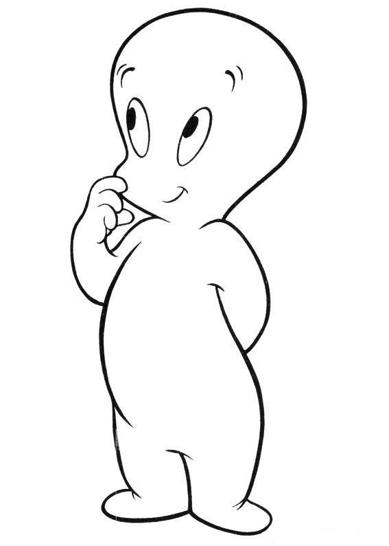 Casper Coloring Pages