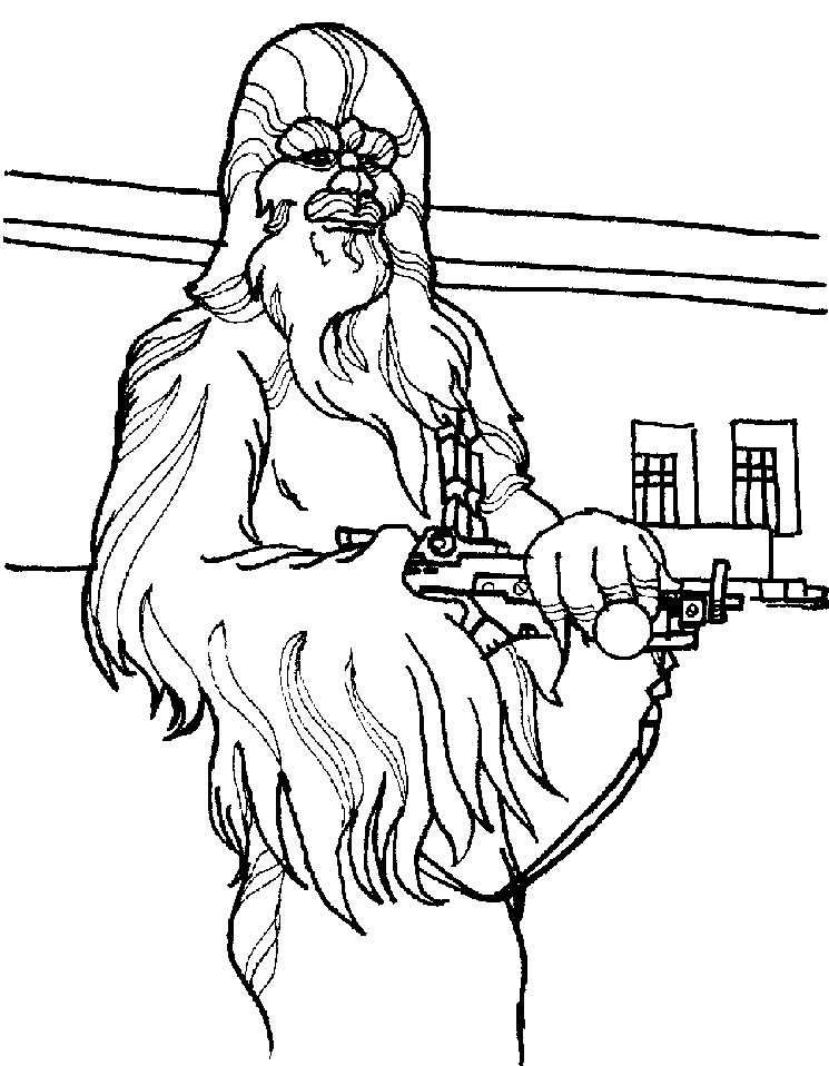 Chewbacca Coloring Pages