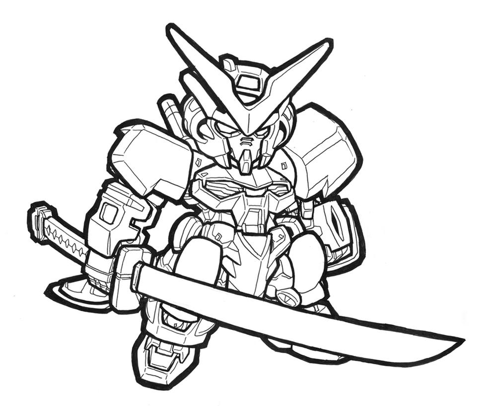 Chibi Gundam Coloring Pages