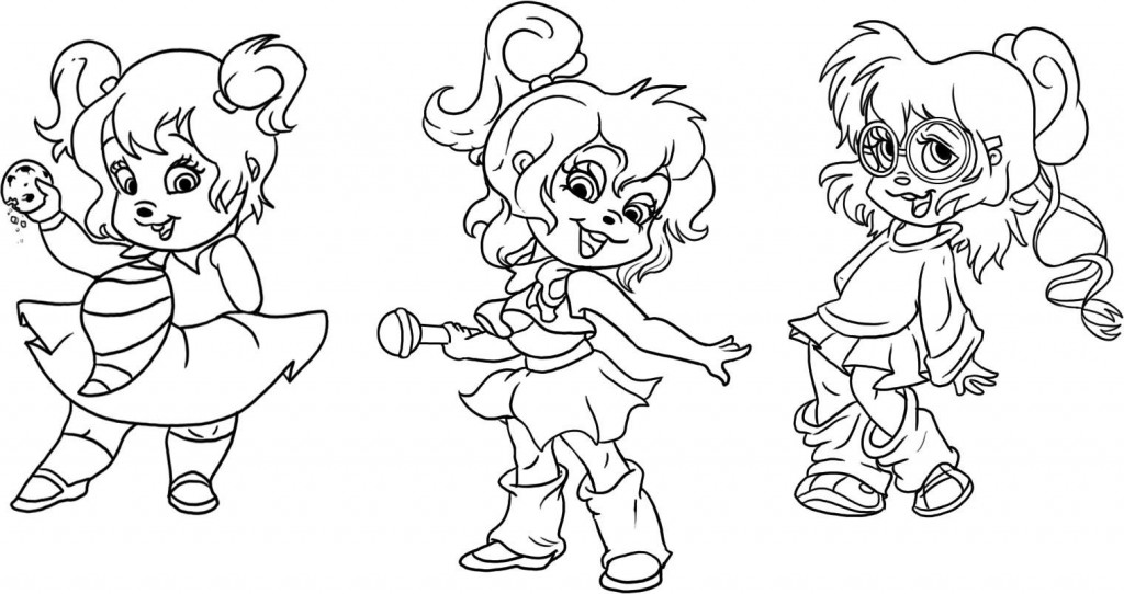 Chipettes Coloring Pages