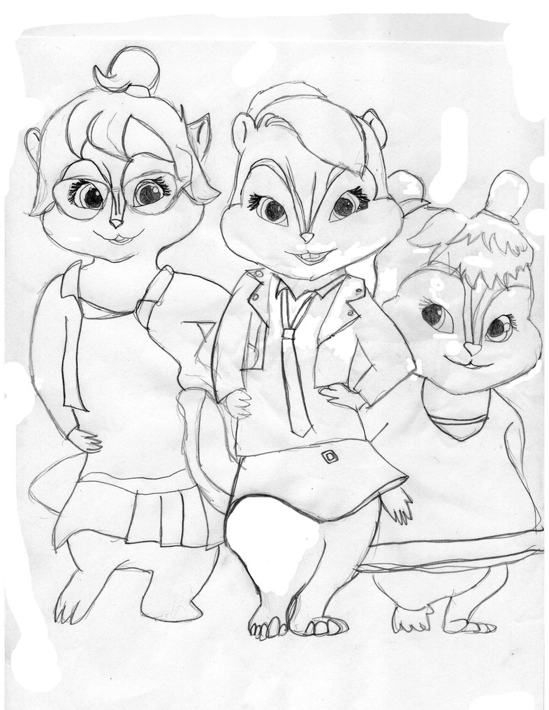 Chipettes Coloring Pages Printable