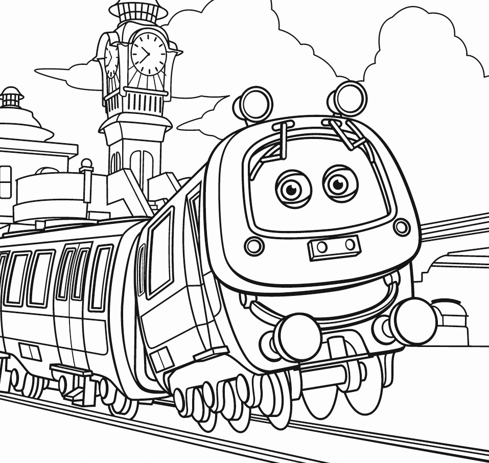 Chuggington Character Coloring Pages
