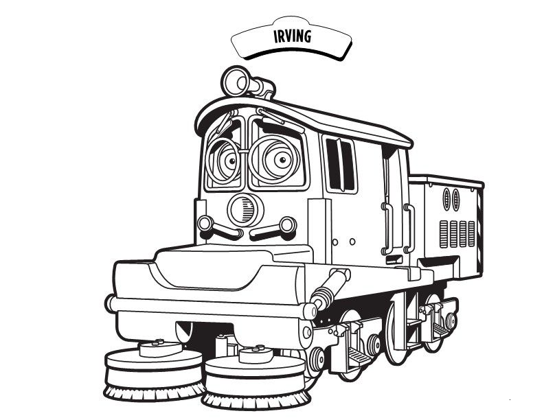 Chuggington Irving Coloring Pages