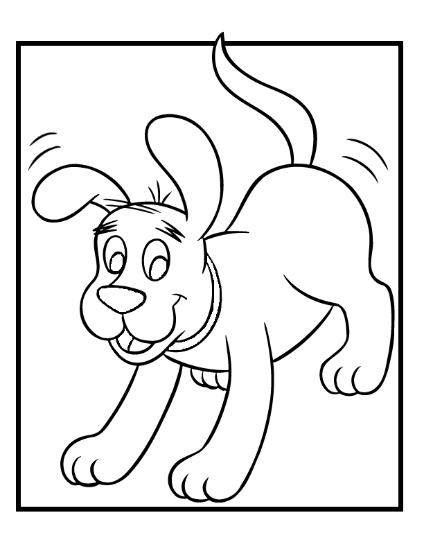 Clifford Printable Coloring Pages