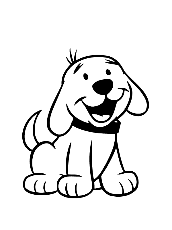 Clifford Puppy Coloring Pages