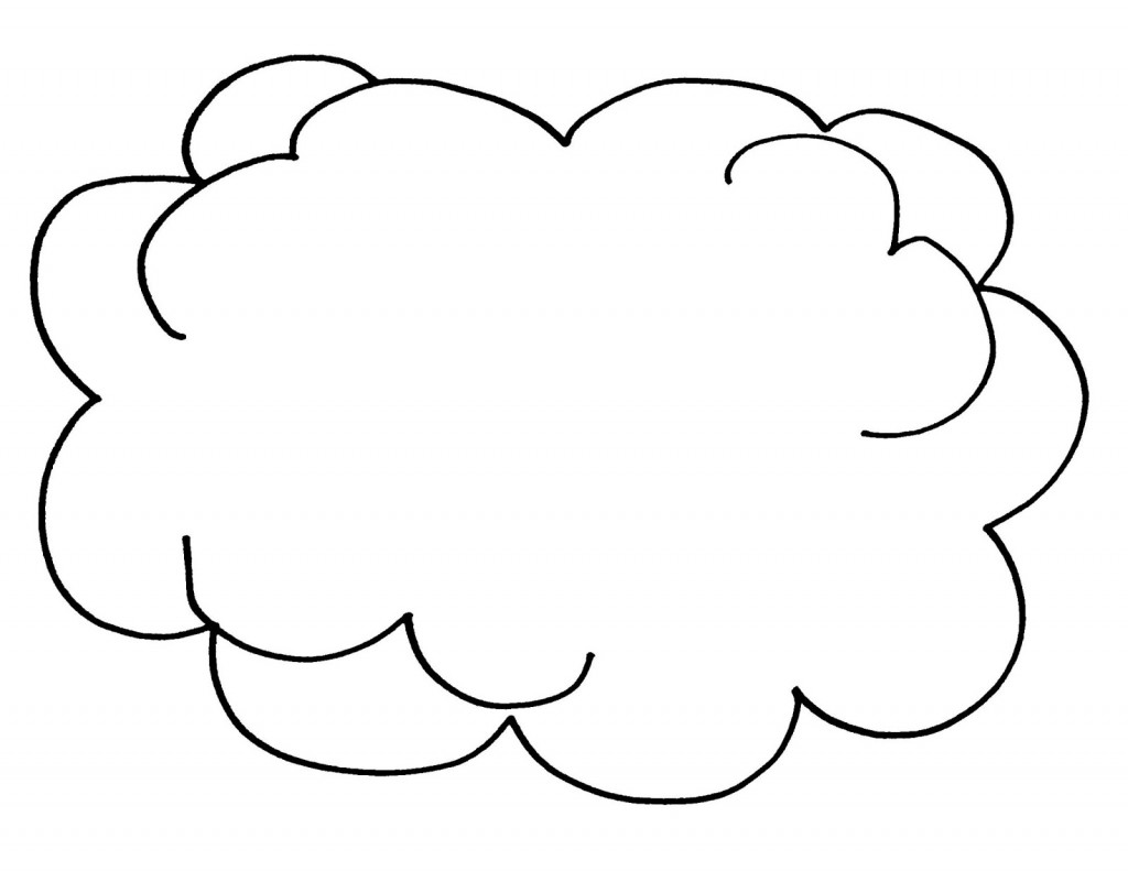Cloud Coloring Pages To Print