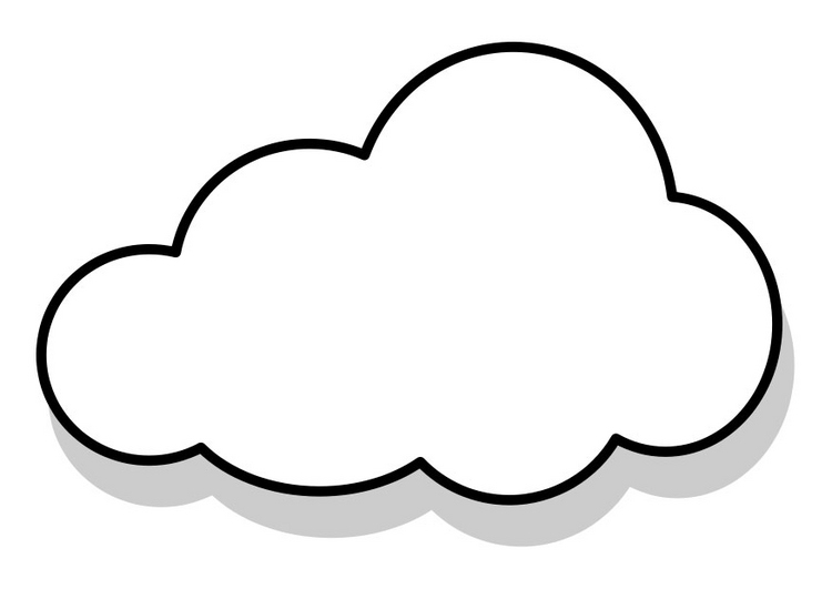 Cloud Coloring Pages