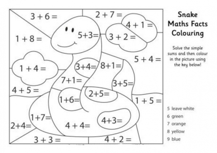 Color by Number Addition