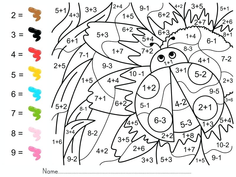 Color by Number Math