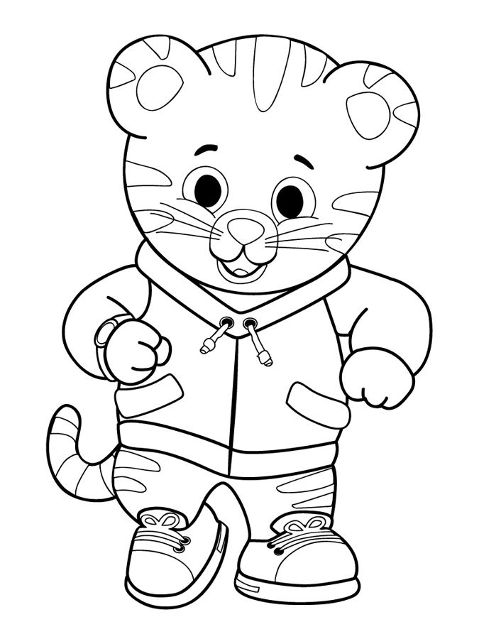 Color Daniel Tiger