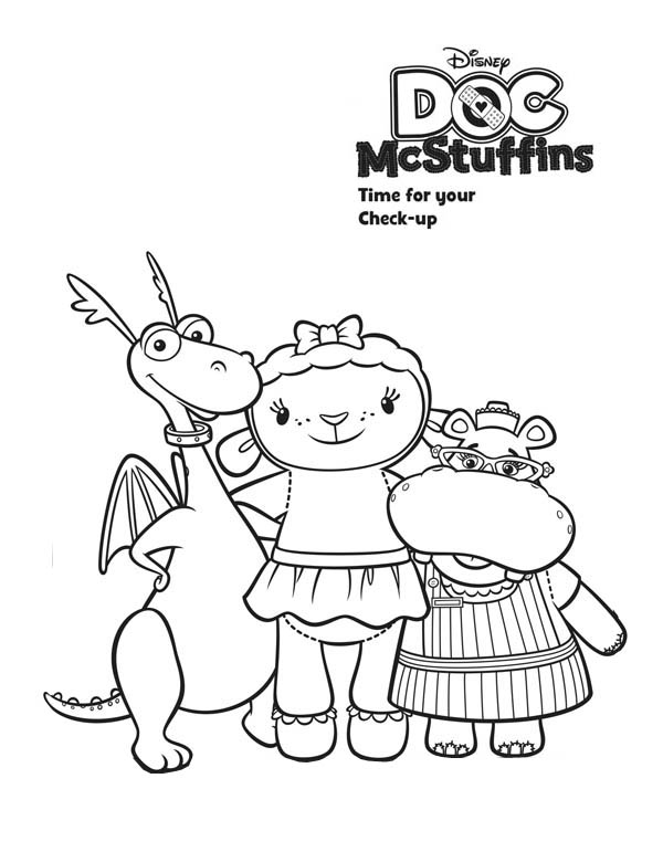 Color Doc McStuffins Pages