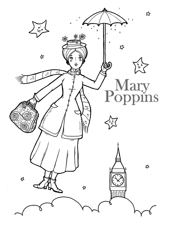 Color Mary Poppins