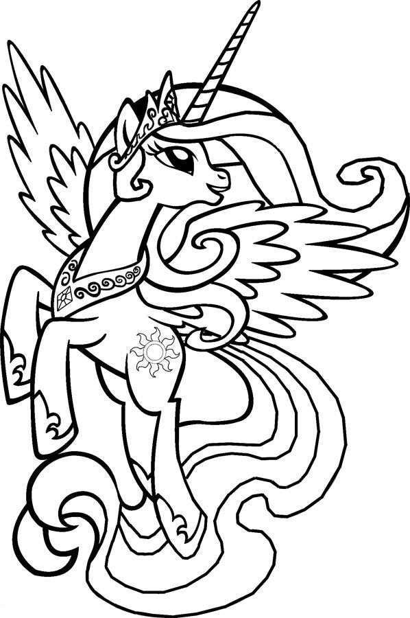 Color Princess Celestia