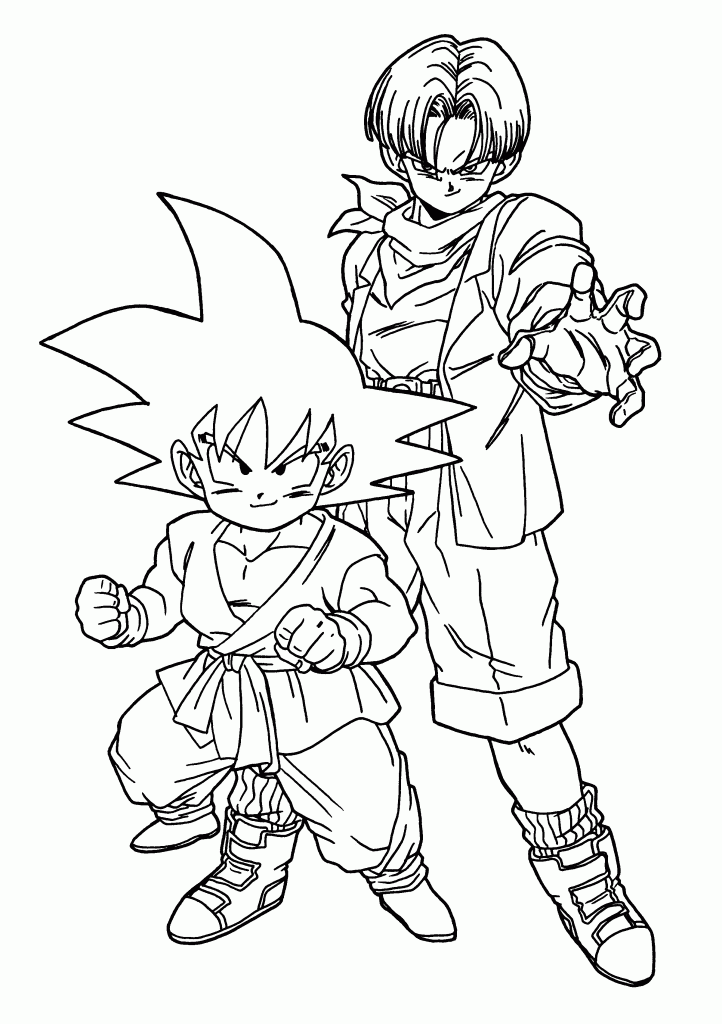 Coloring Pages Dragon Ball Z