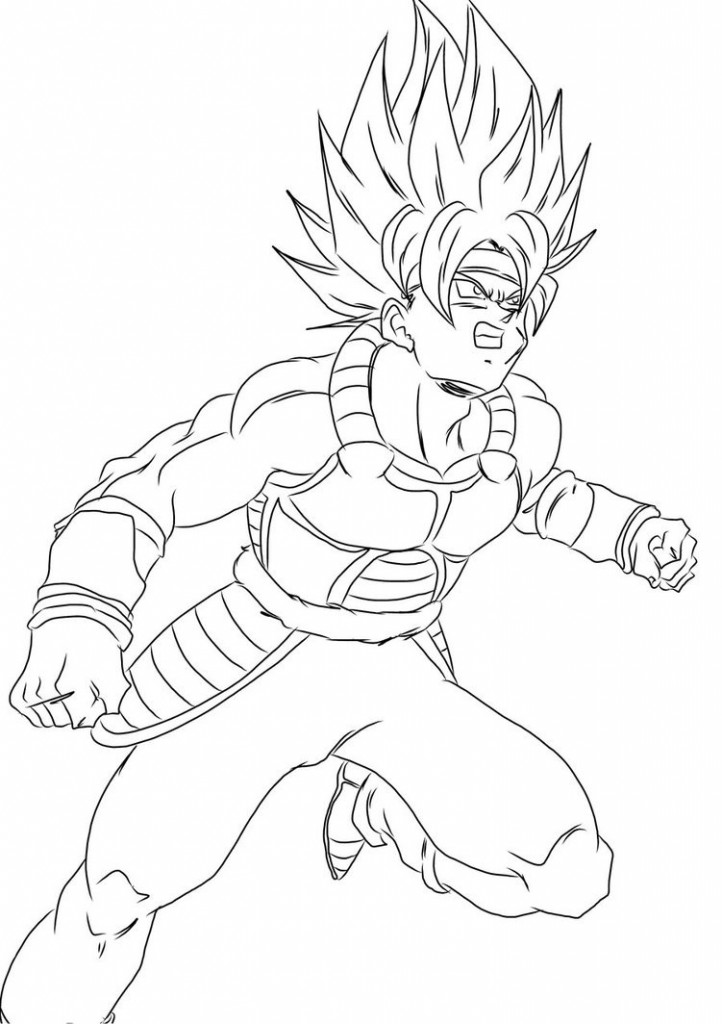 Coloring Pages of Dragon Ball Z Kai