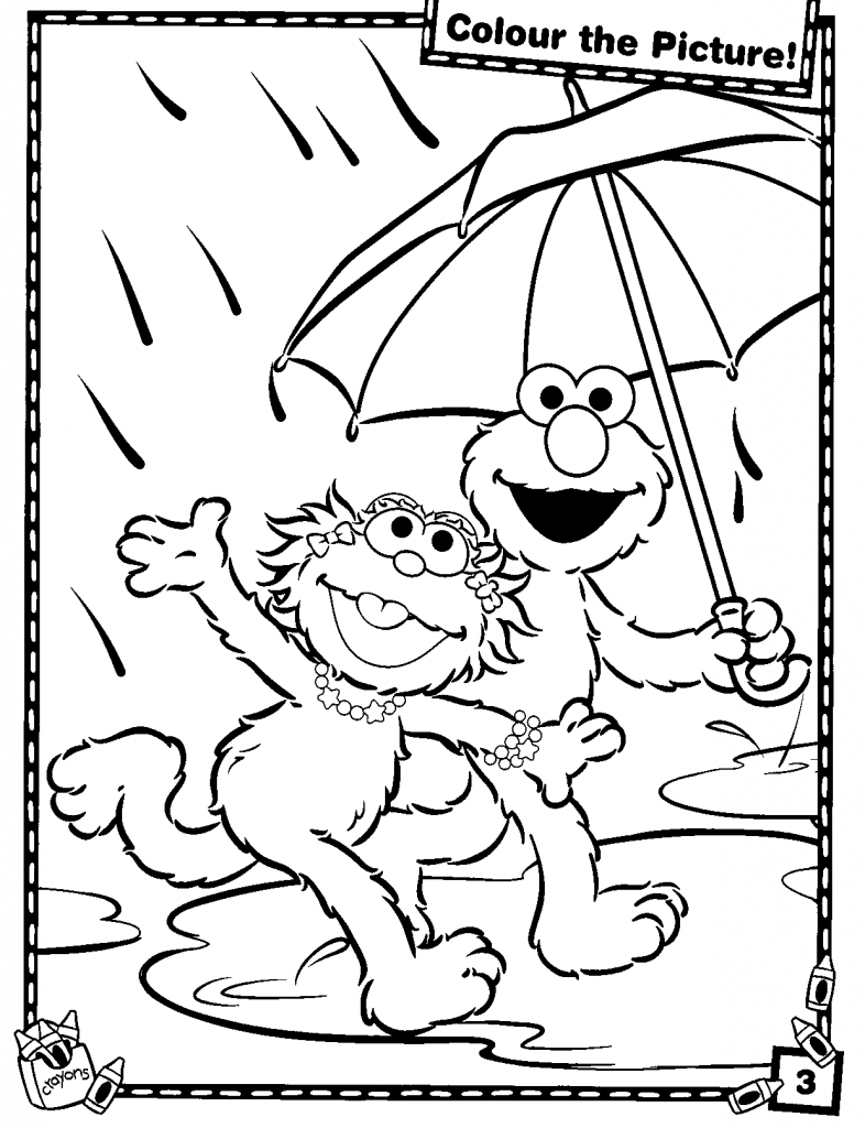 Coloring Pages of Elmo To Print